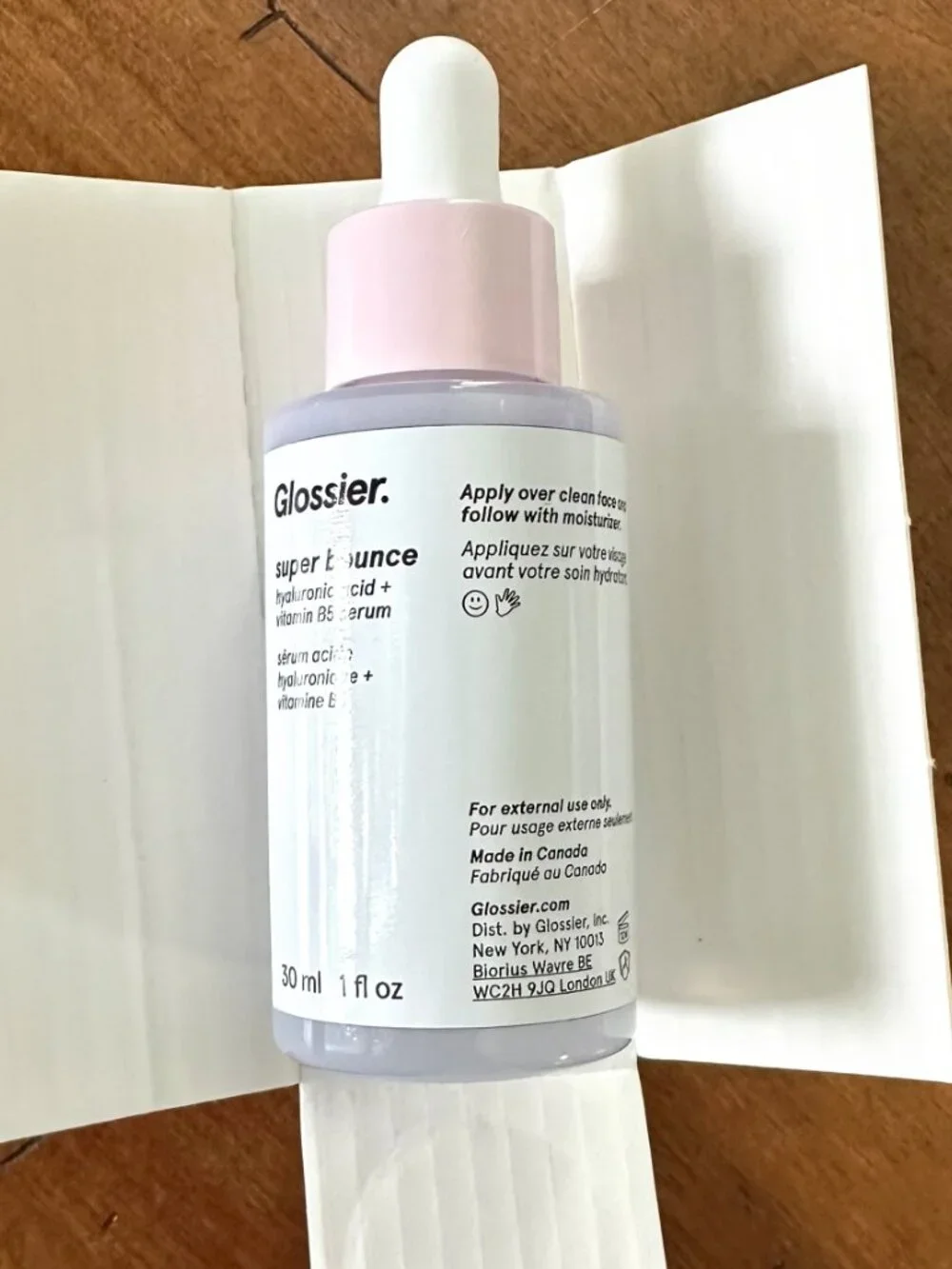 Glossier Super Bounce Hyaluronic Acid + Vitamin B5 Serum